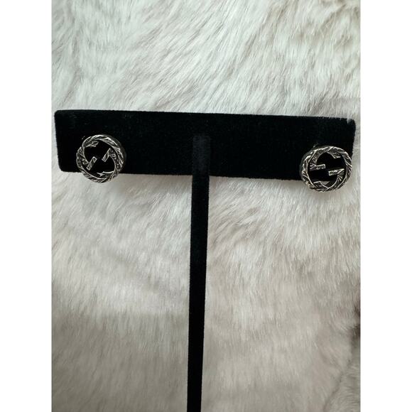 Gucci Interlocking G Laurel Wreath Stud Earrings - Picture 3 of 3